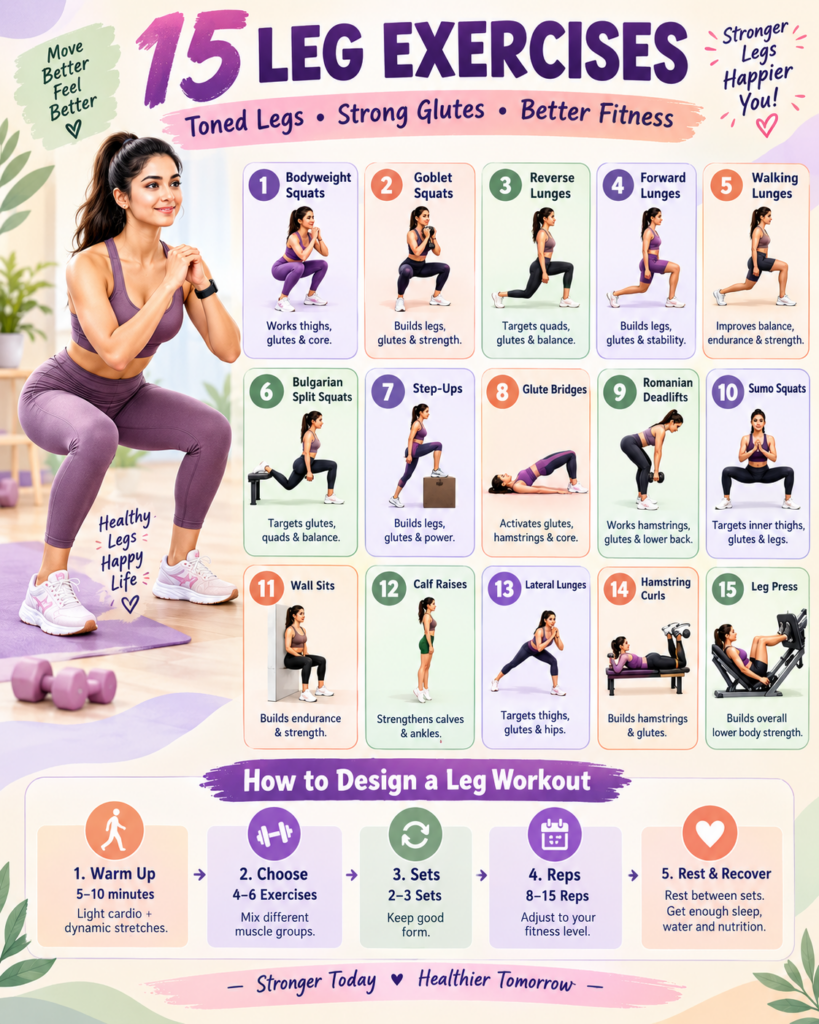 16 Leg Exercises