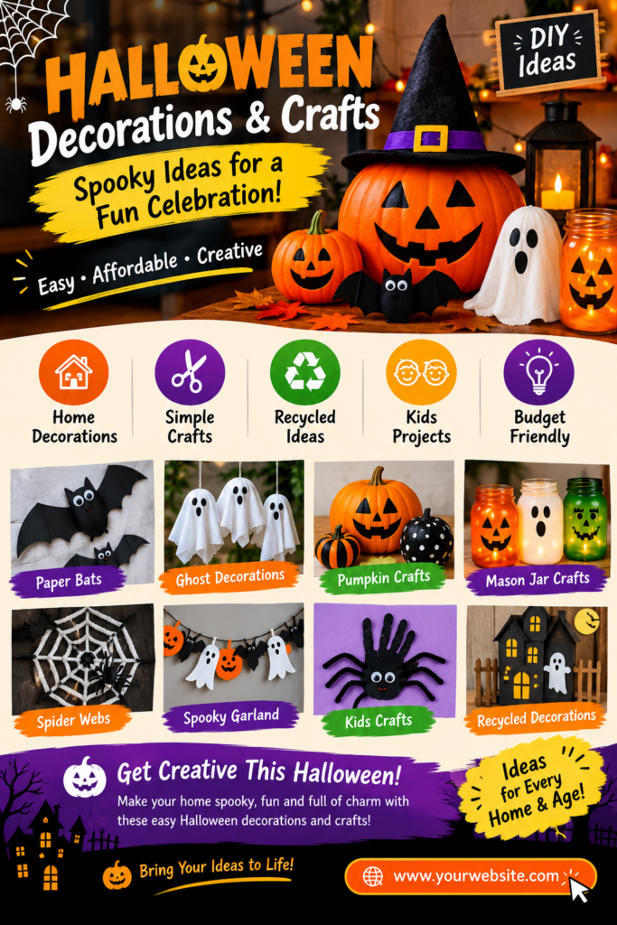 Halloween Decorations and Crafts